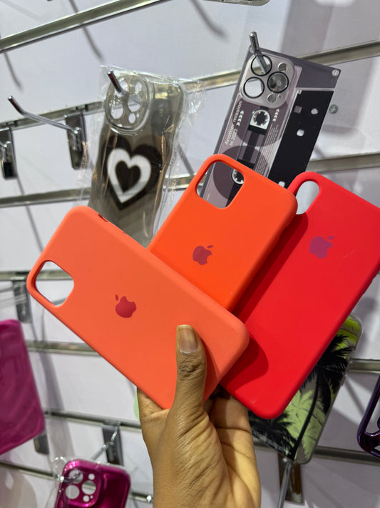 Silicone cases for iPhones