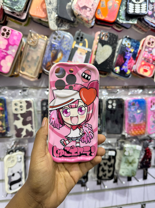 Pink doll Girl Case For IPhones