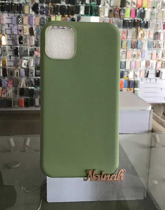 Green Silicone Case For iPhone