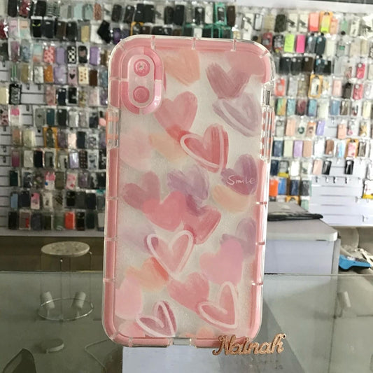 Pink Heart Case For iPhone