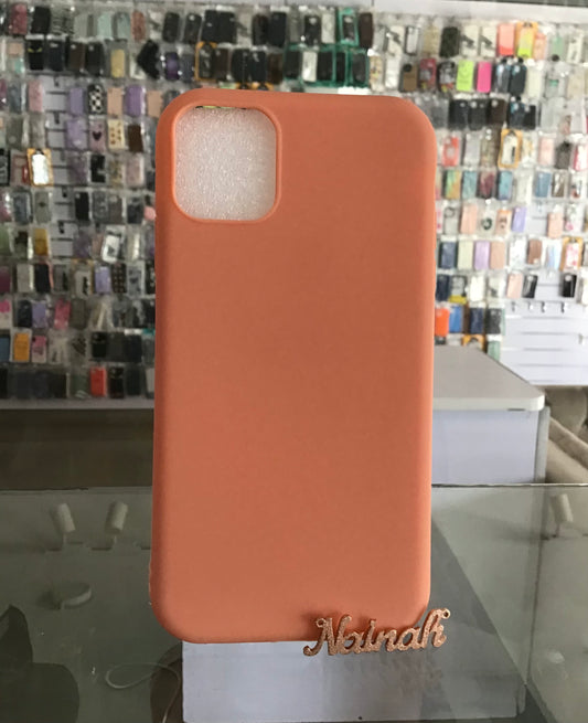 Dusty Orange Silicone Case For iPhone 11