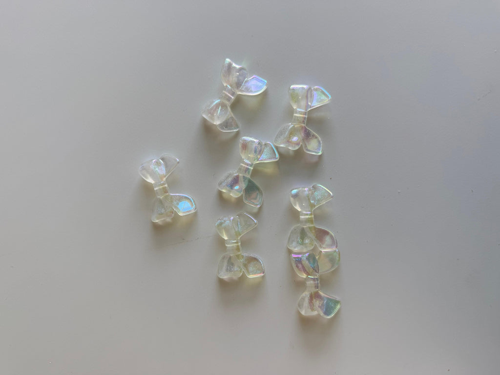 Iridescent Bow Beads