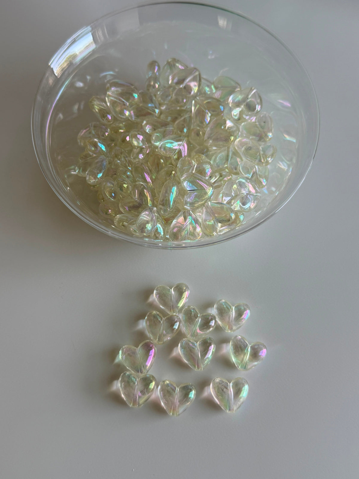 Iridescent Bow Beads