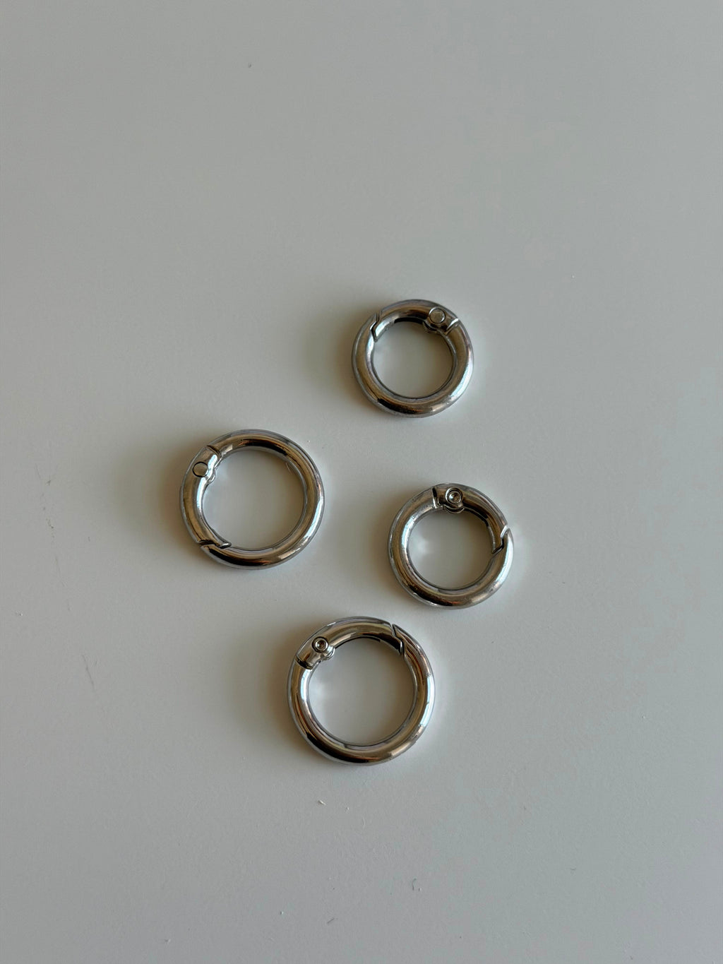 Silver Spring Clasp Key Rings