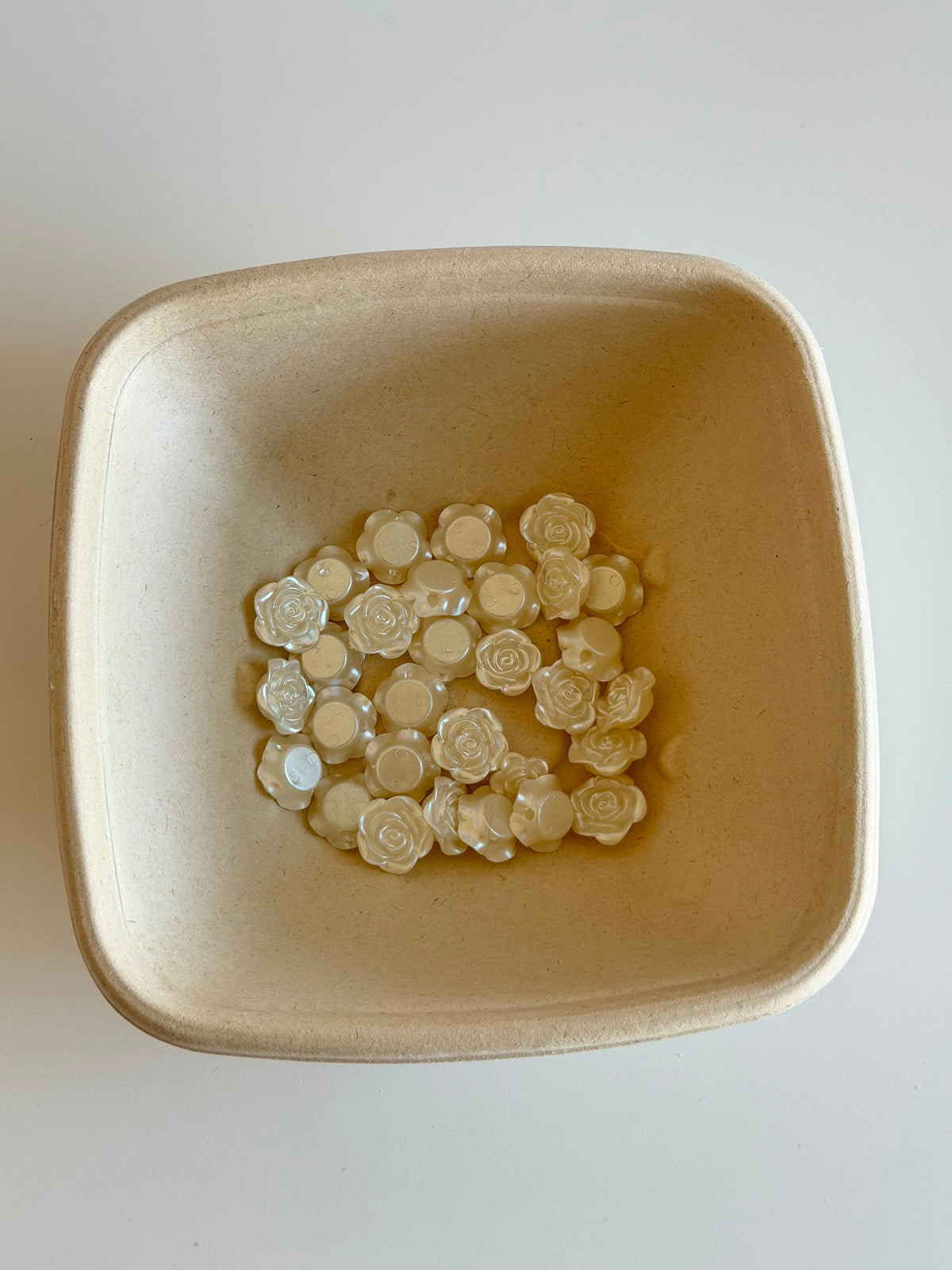 pearl rose beads
