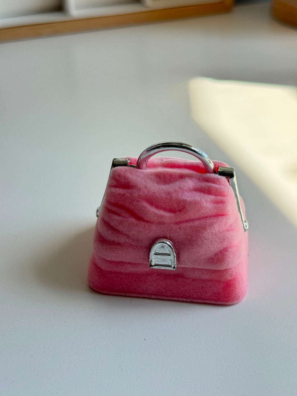 Handbag velvet Jewelry Box