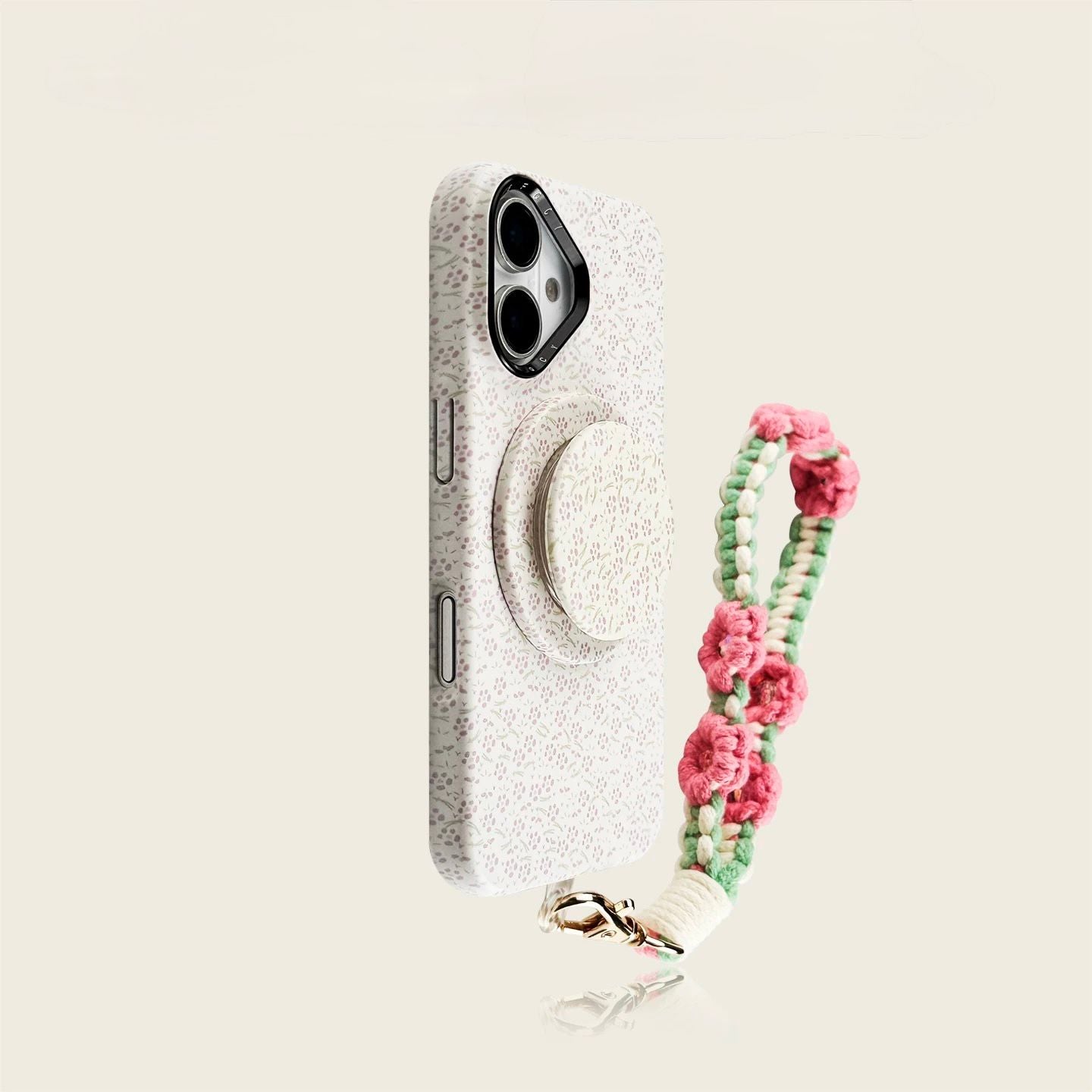Flower charm case for iphones