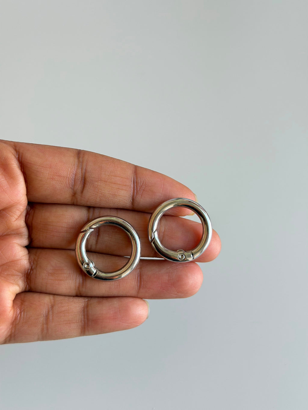 Silver Spring Clasp Key Rings