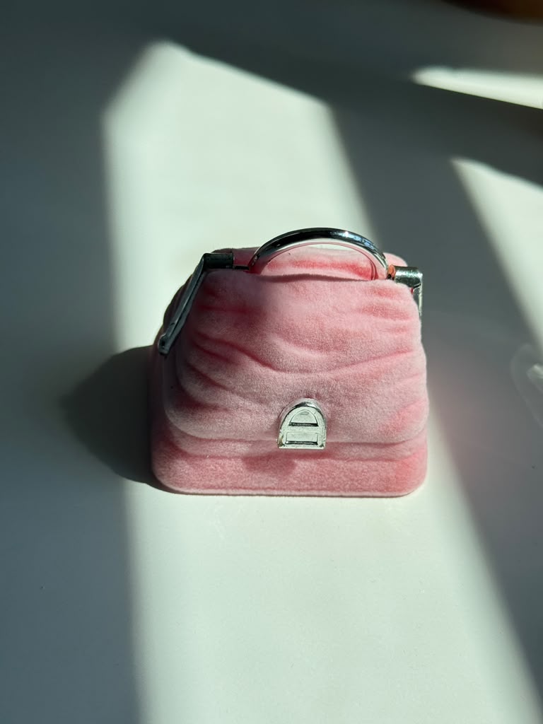 Handbag velvet Jewelry Box