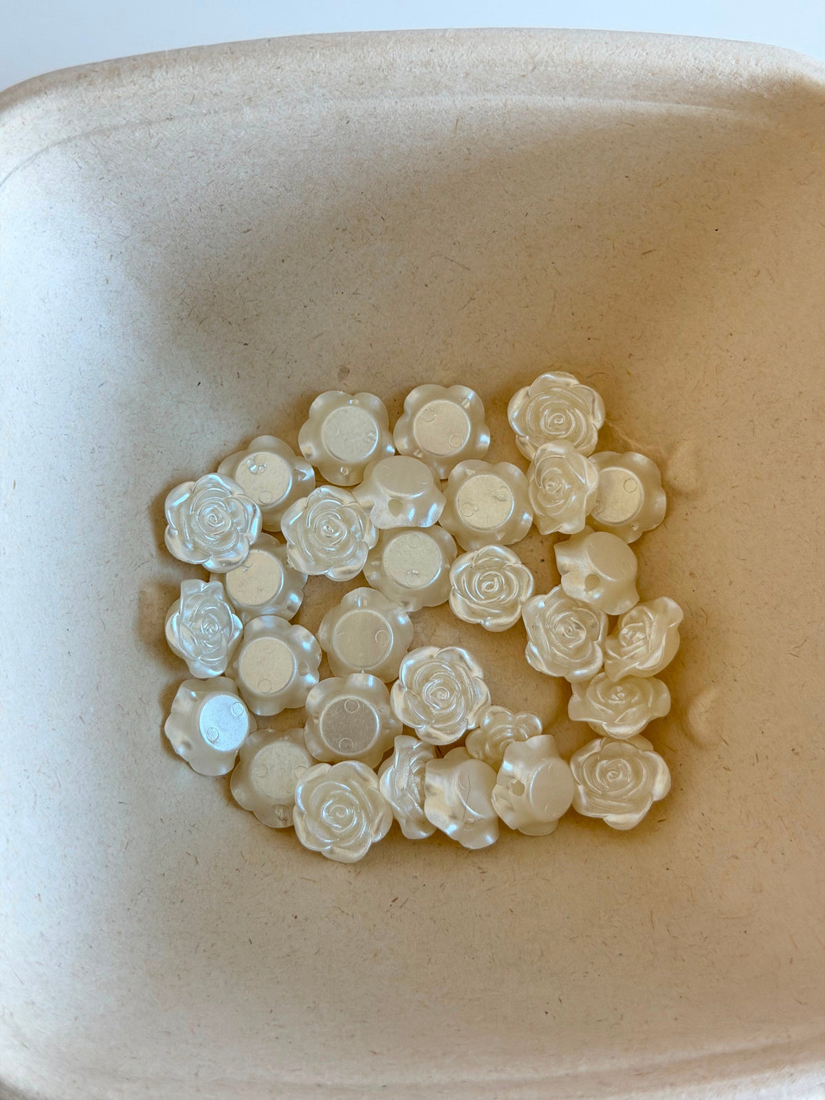 pearl rose beads