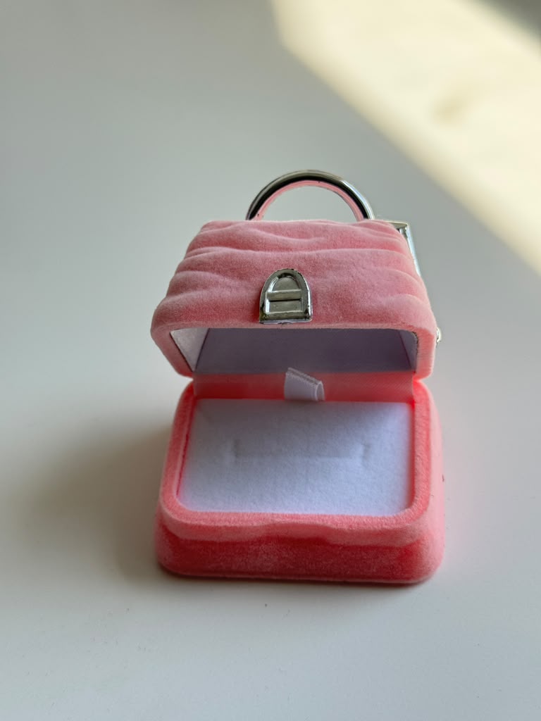 Handbag velvet Jewelry Box