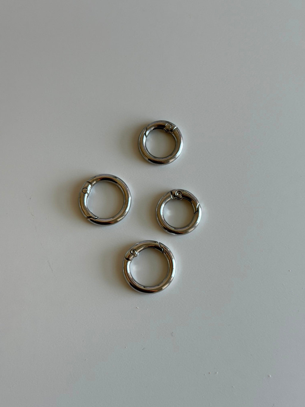 Silver Spring Clasp Key Rings