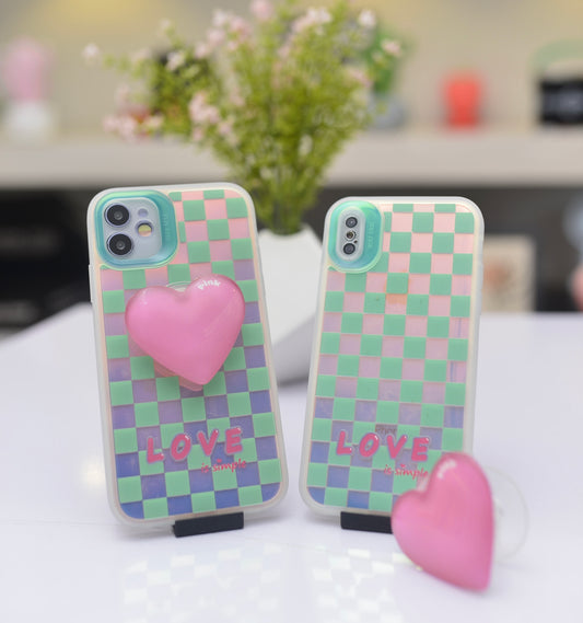 Love & Cheese Phone Case For iPhone