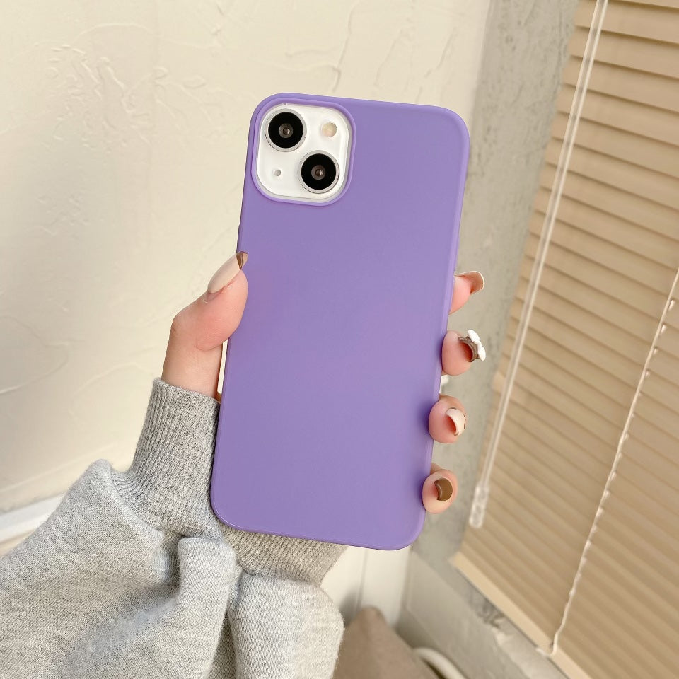 Dark Purple Silicone Case For iPhone