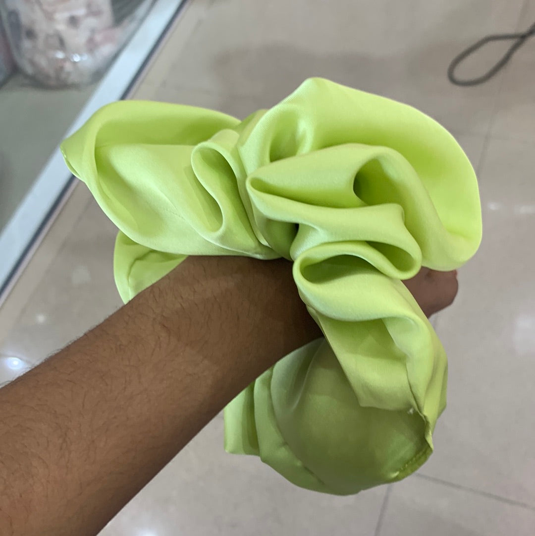 Large Satin  Scrunchies