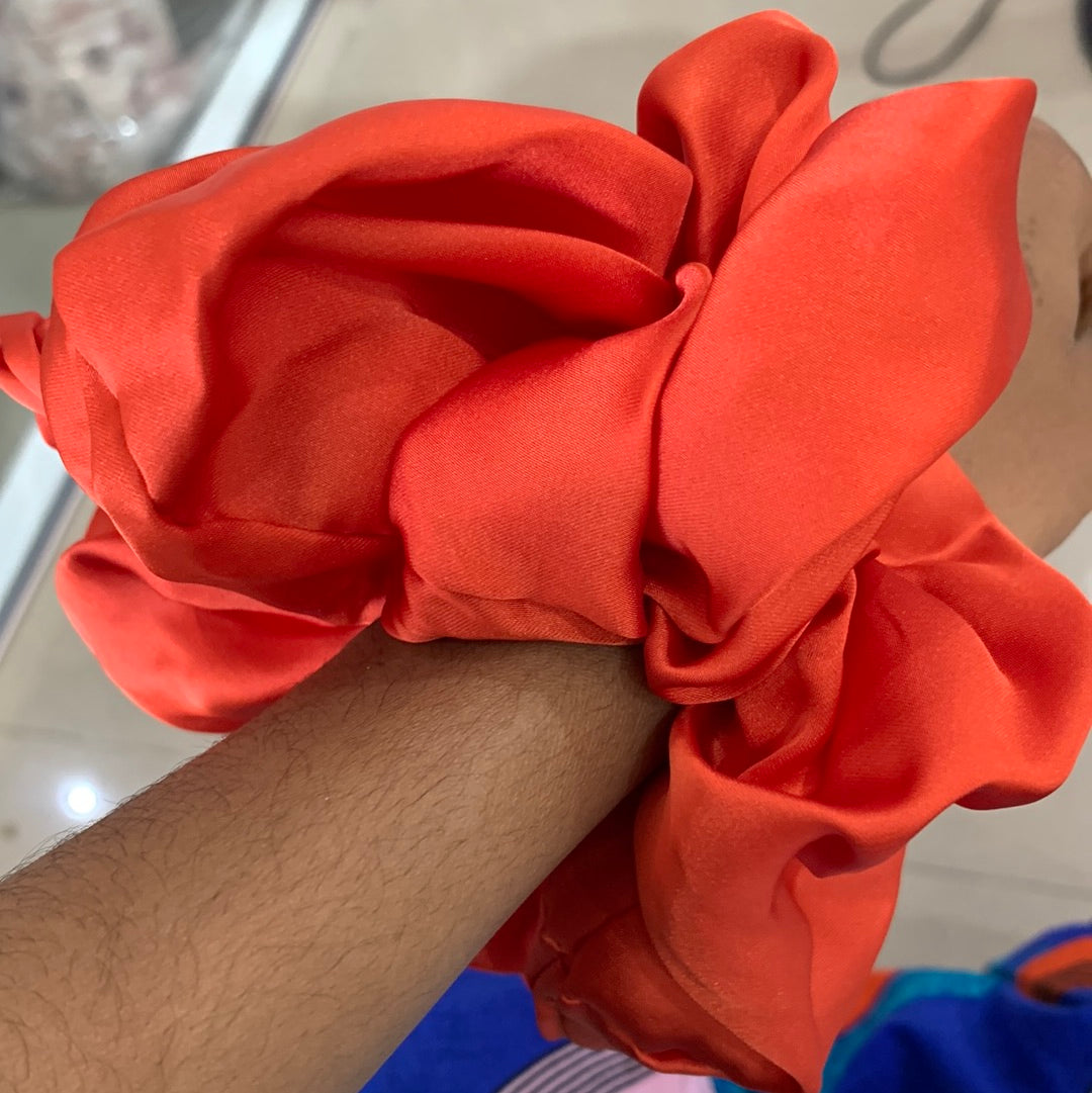 Large Satin  Scrunchies