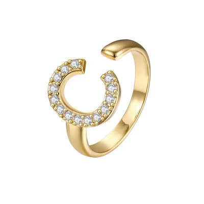 Initials Gold Rings