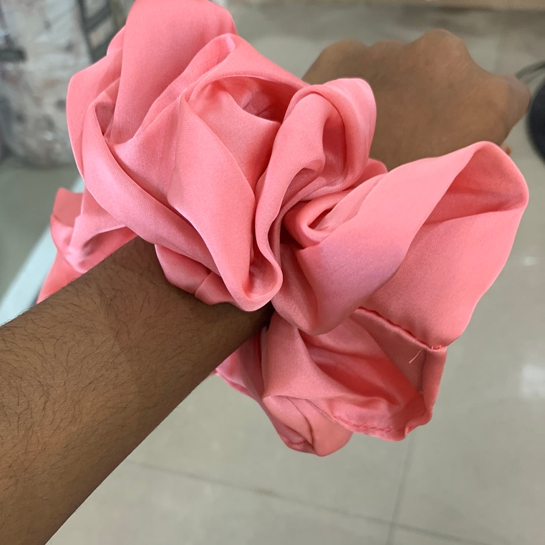 Large Satin  Scrunchies