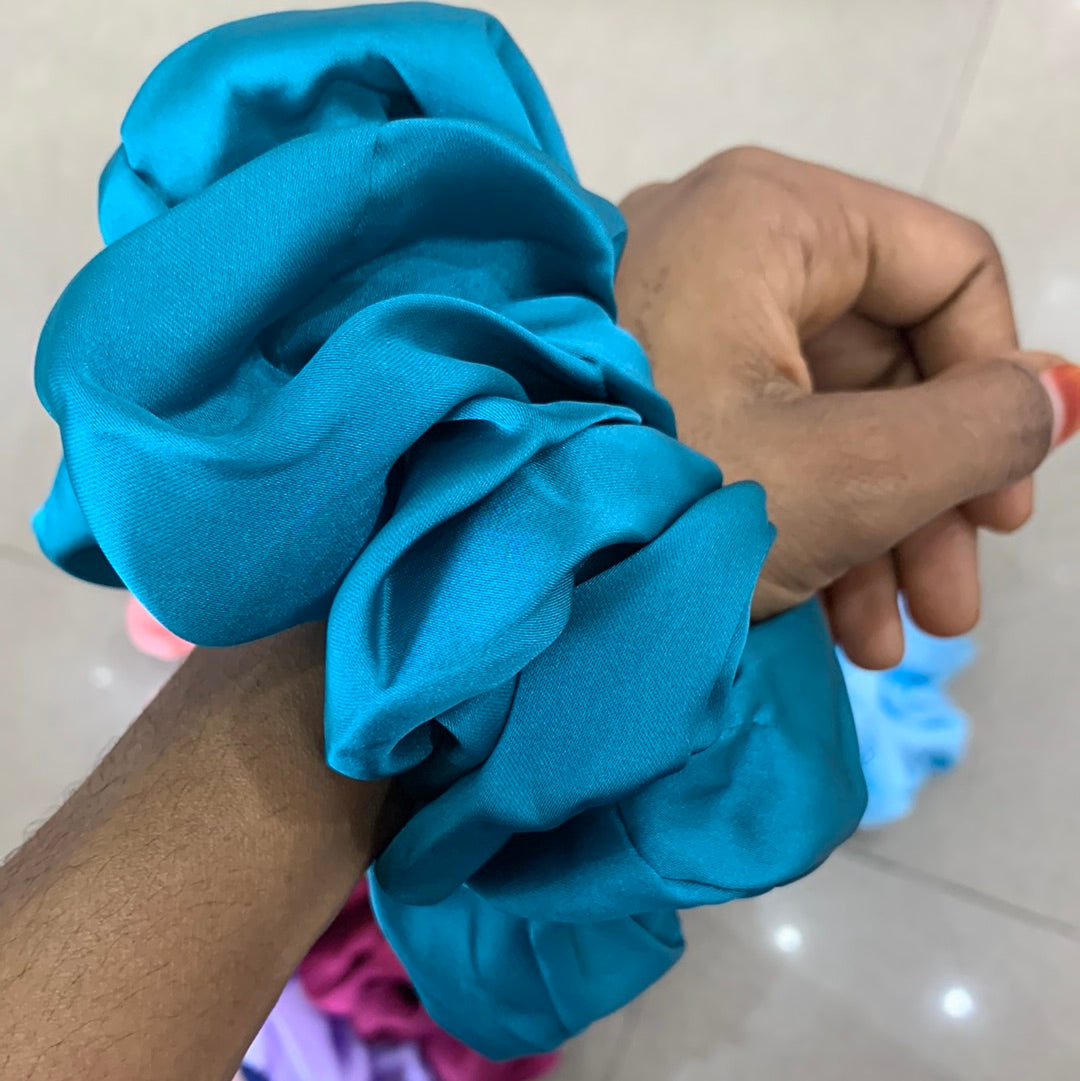 Large Satin  Scrunchies