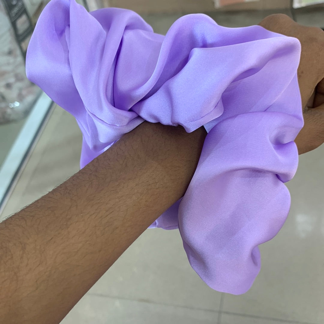 Large Satin  Scrunchies